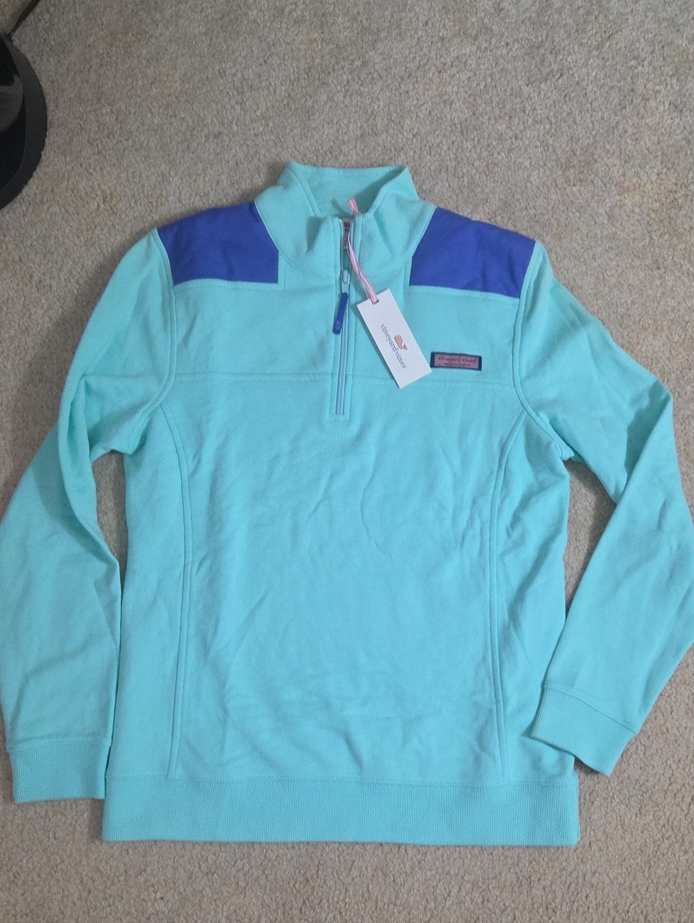 NEW Vineyard Vines Quarter-Zip Sweatshirt Shep Shirt